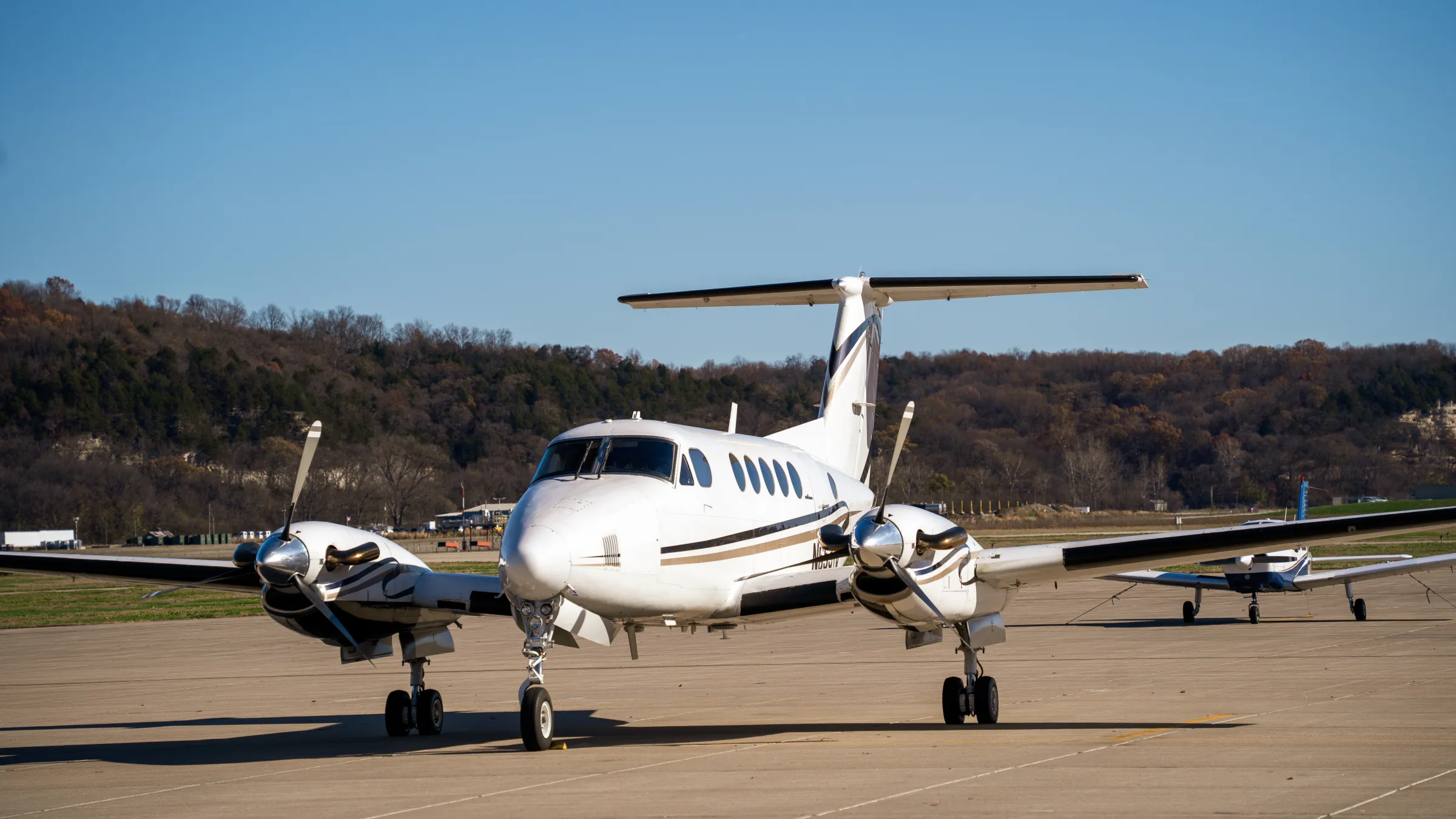 Aircraft on the ramp at Jefferson City Memorial Airport