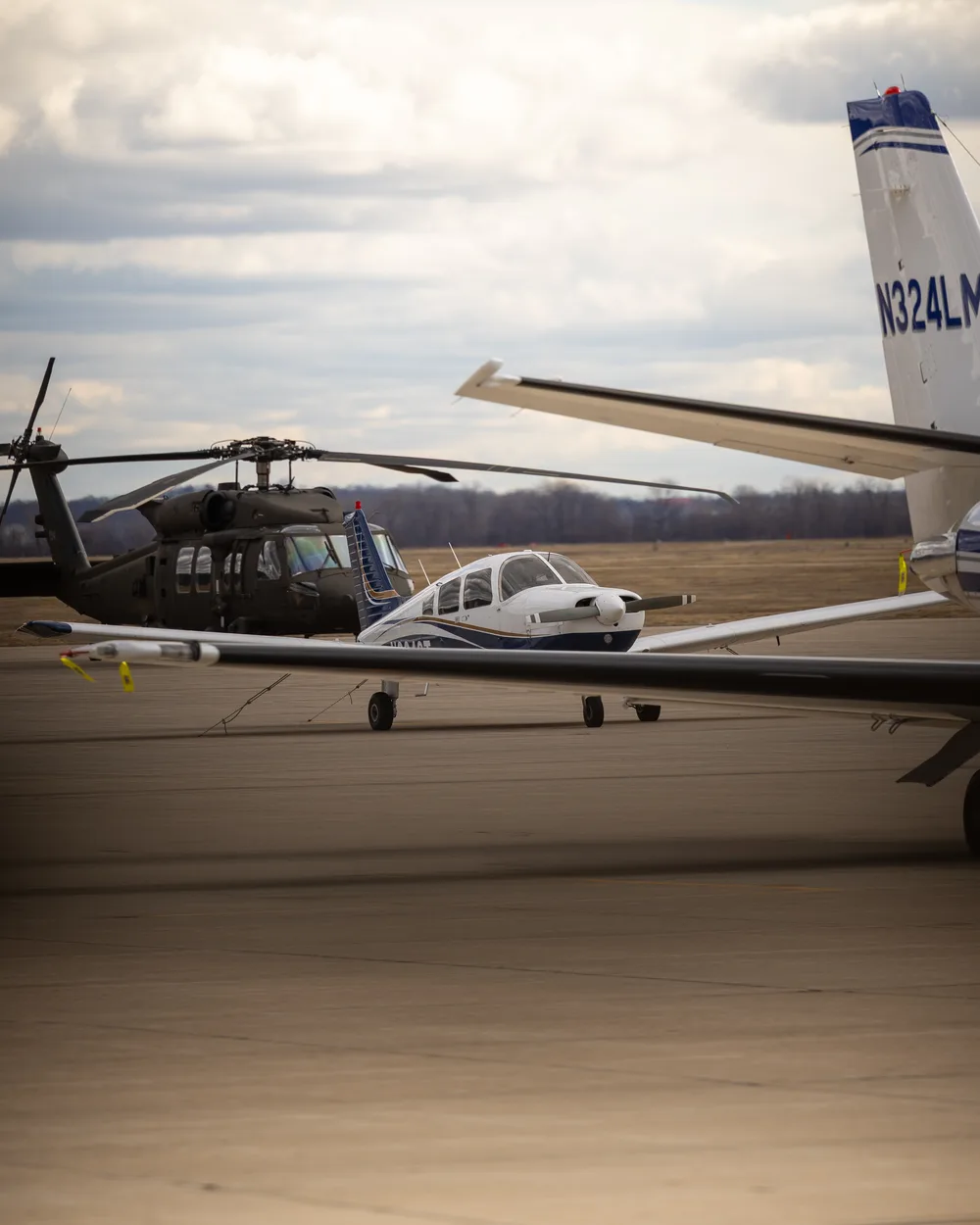Aircraft on the ramp at Jefferson City Memorial Airport