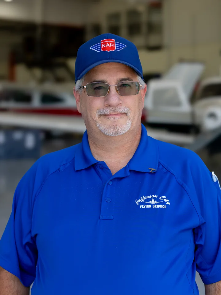 Rob Benefield, flight instructor at Jefferson City Flying Service